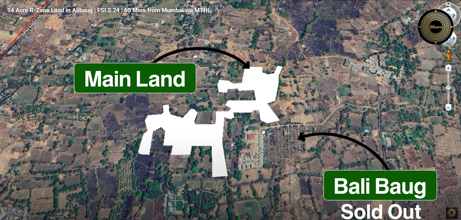 High FSI development land in Alibaug near Mumbai MMR