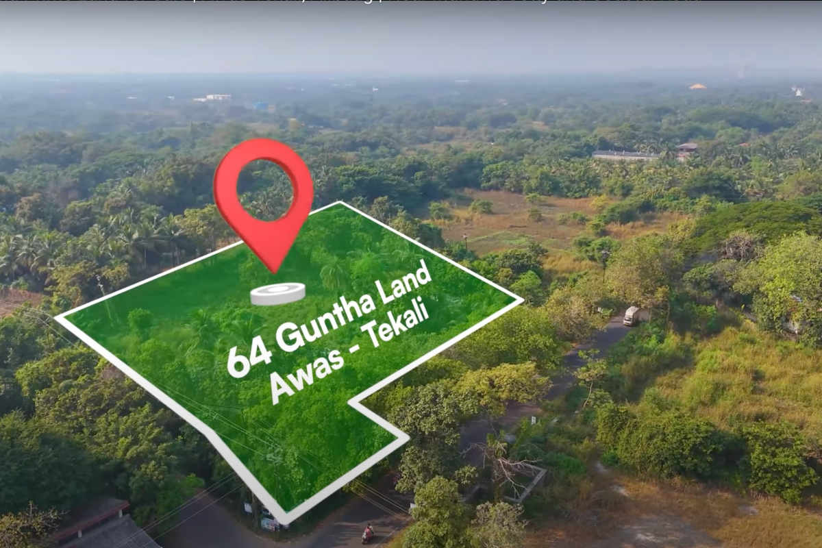 64 Guntha Land for Sale in Awas Alibaug - Corner Plot Near Mandwa Road with Clear Title and FSI up to 2.24