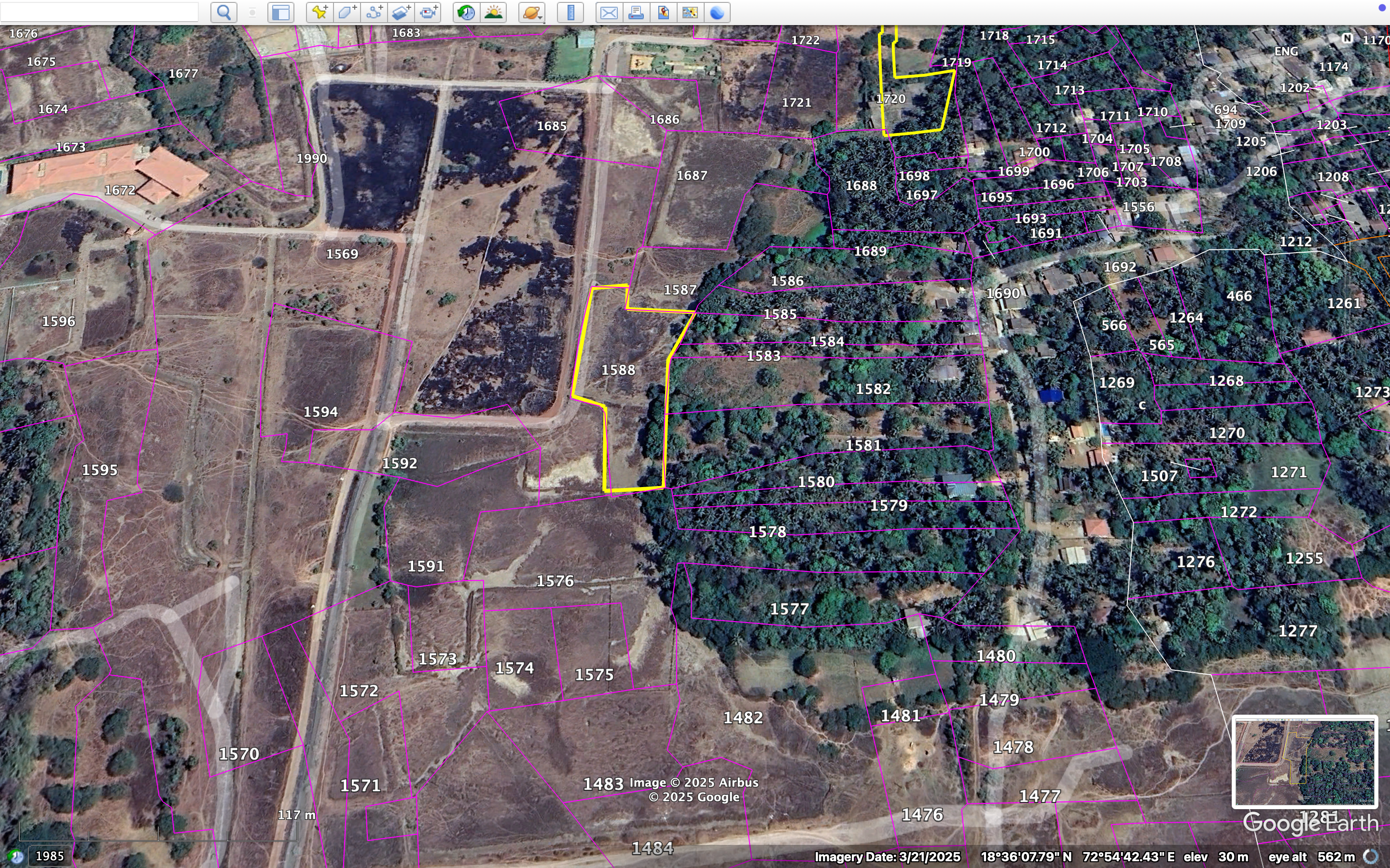 Agricultural land in Nagaon Alibag